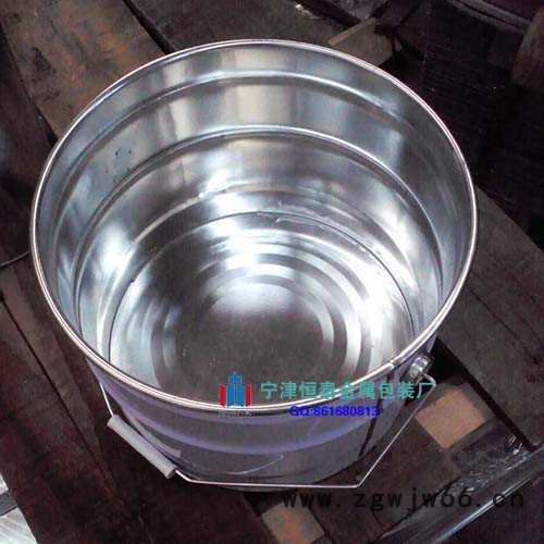 『专业恒泰』供应10升抱箍桶 化工桶 油漆桶 马口铁化工桶（图10升）图2