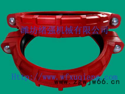 矿用沟槽式快速管接头/卡箍/卡兰图2