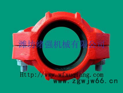 矿用沟槽式快速管接头/卡箍/卡兰图3