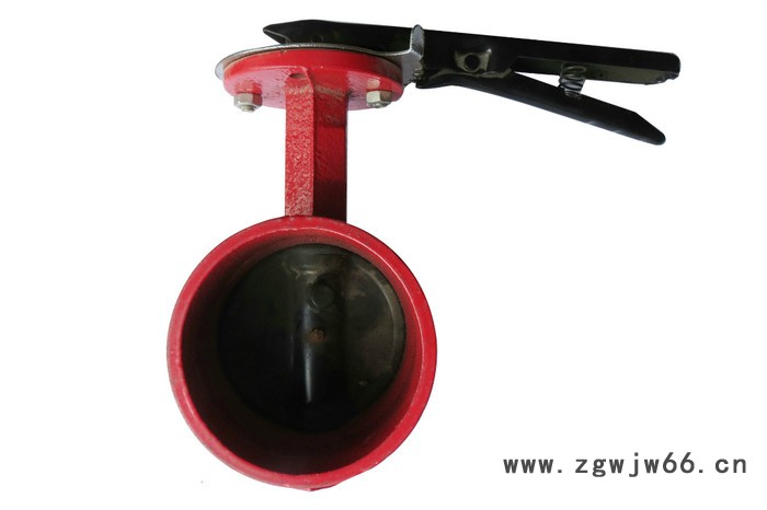 卡箍信号蝶阀，SD81X-16Q沟槽手柄蝶阀厂家，卡箍蝶阀生产厂家，大量现货图3