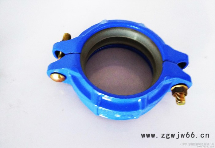 刚性管接头   卡箍  内外涂塑专用沟槽管件图2