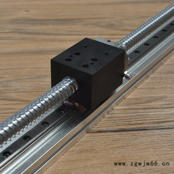 福誉厂家批发直线模组滑台900mm行程精密十字电动升降滚珠丝杆滑台图5
