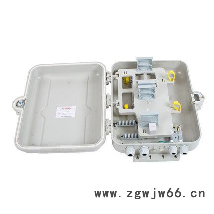 1分8光分纤箱 分路器箱 分光箱 分线箱 分线盒 室外抱箍式分光箱图2