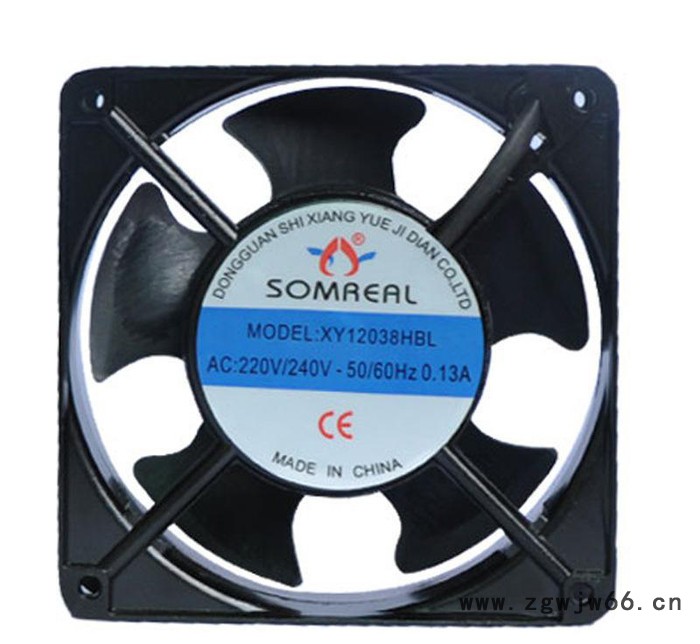 直销XY12038HBL进口滚珠110V220V380V工业设备交流散热风扇图3