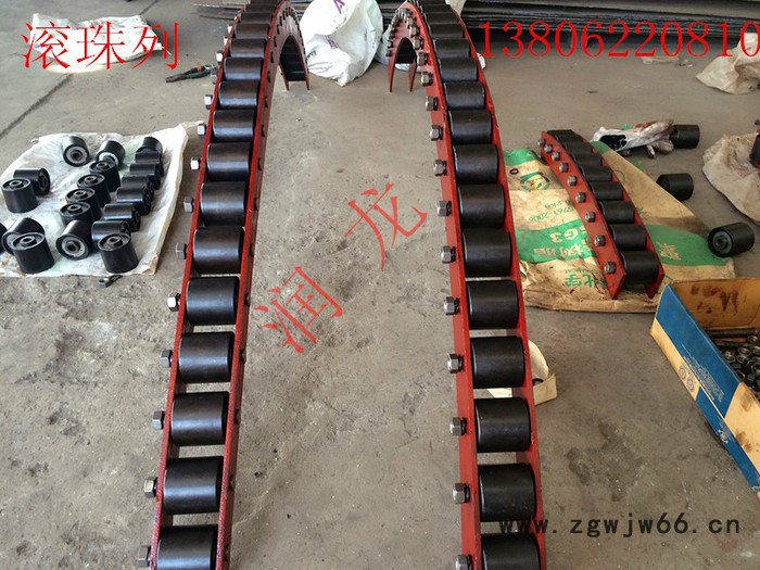 滚珠排 滚子列 悬挂链条滚子排回转       （输送线）图2