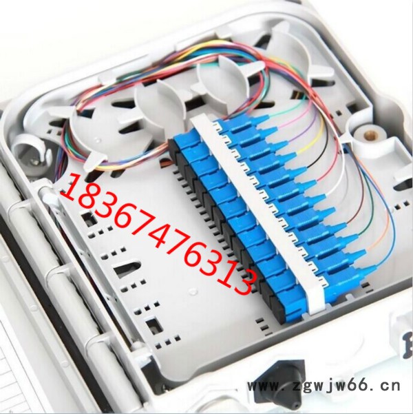 供应FTTH塑料12芯光纤分线盒（室外 抱箍式）塑料分线盒 价格图2