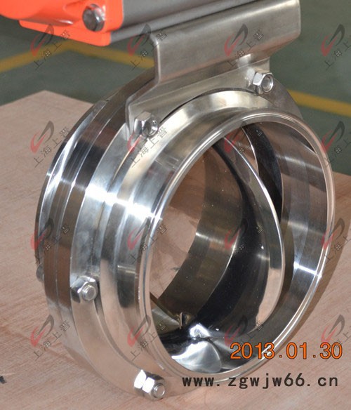 国标型号D681X卡箍式气动蝶阀图7