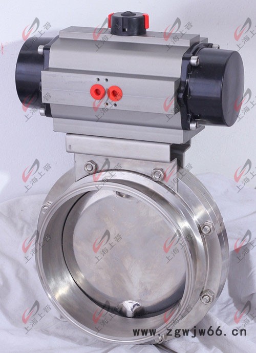 国标型号D681X卡箍式气动蝶阀图3