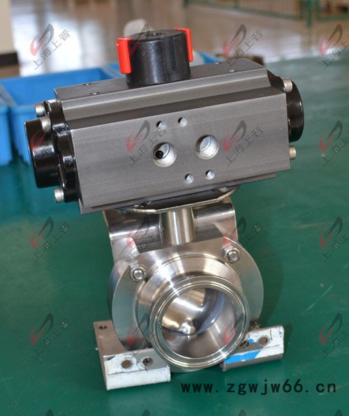 国标型号D681X卡箍式气动蝶阀图8