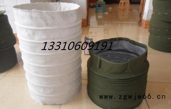 帆布通风伸缩管 帆布软连接 可配卡箍法兰来连接图2