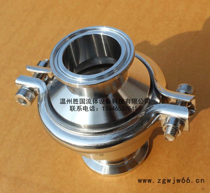 直销单向阀 卫生级快装止回阀 食吕级卡箍止回阀图2