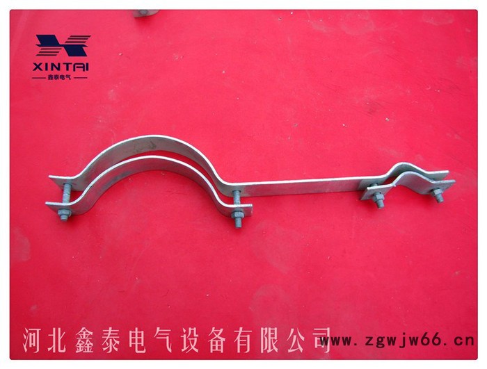 电缆上杆抱箍 热镀锌材质** 八种型号 电力金具铁附件系列 一套五个 各种抱箍 托箍图8