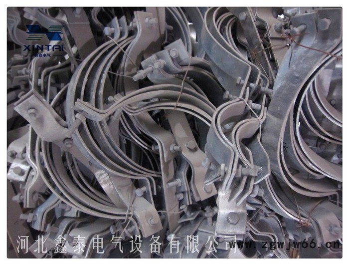 电缆上杆抱箍 热镀锌材质** 八种型号 电力金具铁附件系列 一套五个 各种抱箍 托箍图2