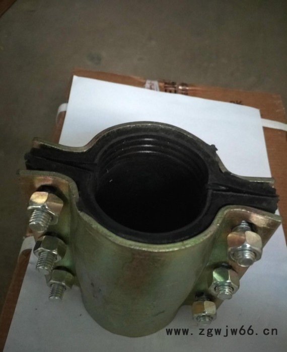 厂直销新型钢板哈夫节 抱箍 钢板堵漏器  **价廉型号齐全DN40