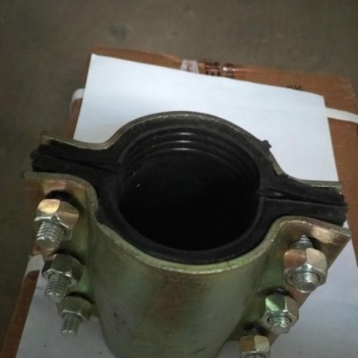 厂直销新型钢板哈夫节 抱箍 钢板堵漏器  **价廉型号齐全DN40