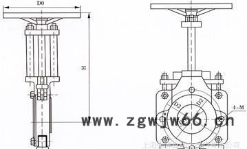 436.卡箍闸阀 手动闸阀 暗杆闸阀  平板闸阀图2