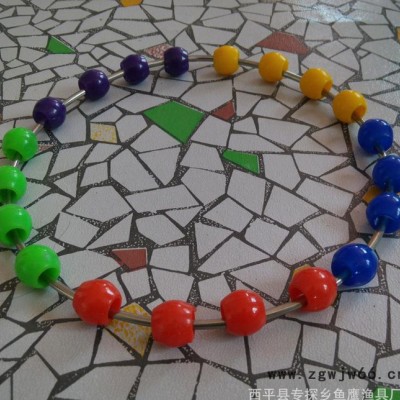 鱼鹰 渔具 黑坑鱼护 带防磨珠实心不锈钢圈 高强度工程塑料滚珠 批发