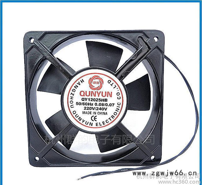直销**12025滚珠轴承交流散热风扇 QY12025交流散热风扇图2