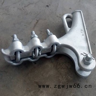 河北恬朵电力金具厂家 绝缘耐张线夹NLL-4连接金具 热镀锌铁附件 U型抱箍 直角挂板 球头挂环 耐张线夹现货批发订做图5