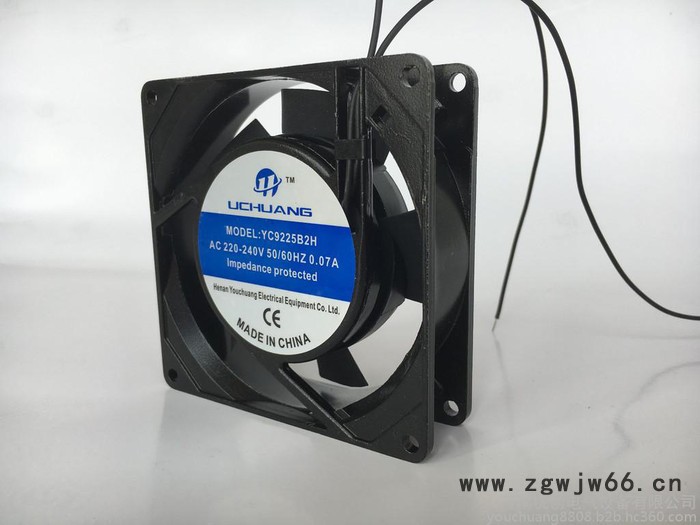 UCHUANG优创电气YC9225B2H滚珠风机 AC110V/220V/380V交流风扇 **图4