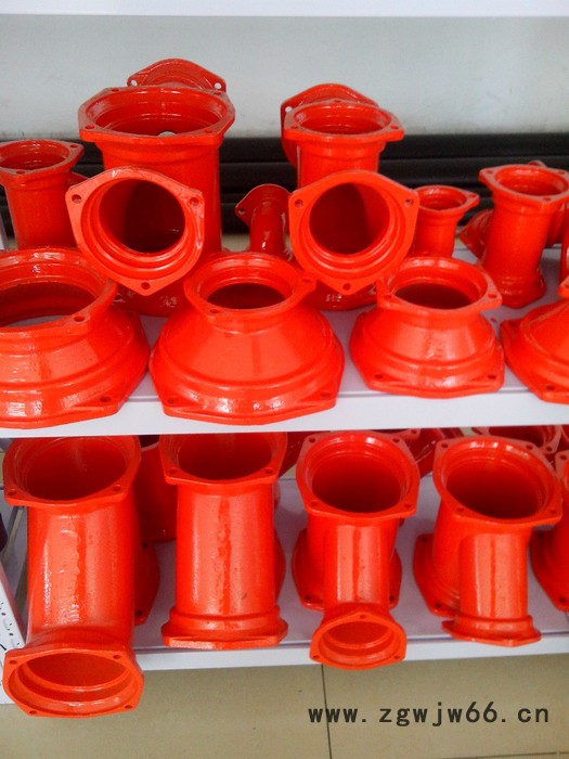 亚西亚牌柔性铸铁排水管厂家配套生产铸铁管件 卡箍式连接方式排水管件图2