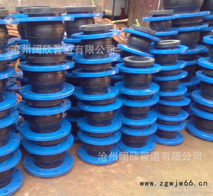 卡箍式可曲挠橡胶软接头阔欣价格   销售同心橡胶软连接图2