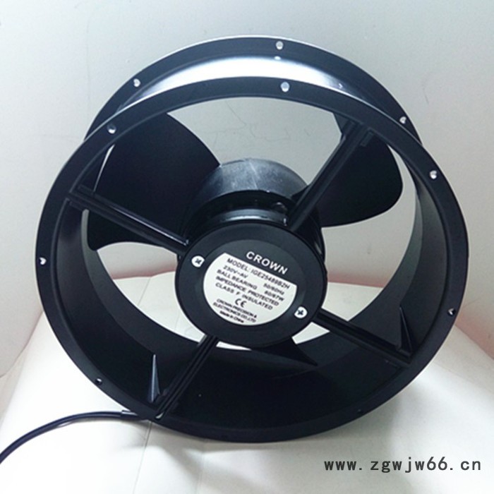 台湾惯展CRWON 25489轴流风机耐磨损交流110V230V散热风扇 双滚珠轴承3C UL TUV认证风机图3