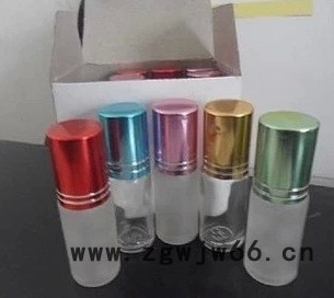 蒙砂香水瓶走珠小玻璃瓶滚珠散装香水分装透明空唇油瓶图2