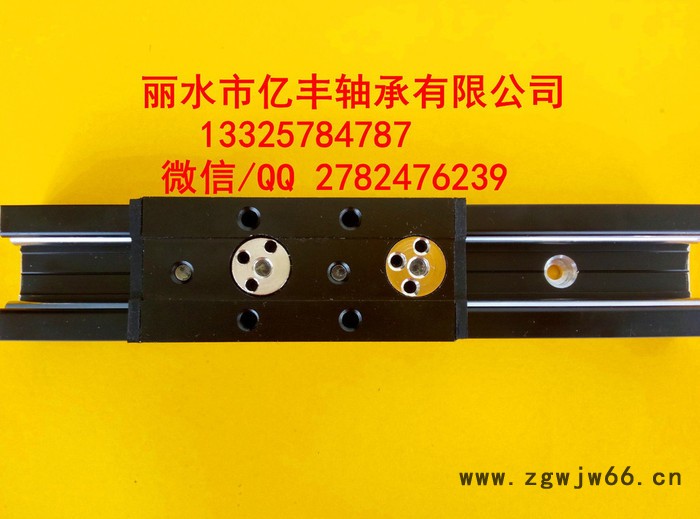 丽水亿丰轴承支撑座SC铝导轨SBRTBR导轨直线轴承钢保持架铜套滑块双轴芯导轨直线导轨滚珠丝杆直线光轴轴承钢图2