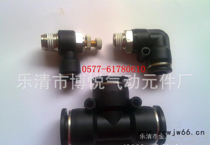 气动元件气动快插接头外螺纹L型直角弯接头气动接头PL6-01图2