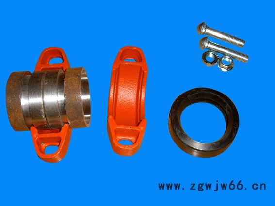 山西/陕西矿用沟槽式柔性管卡/卡兰/卡箍--潍坊绪强机械有限公司图2