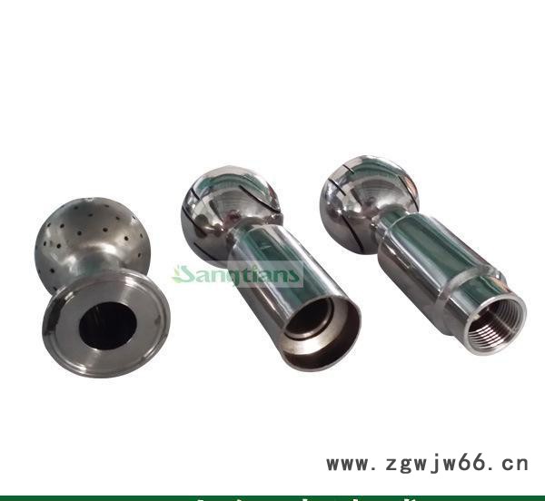 304快装旋转清洗球/卡箍清洗球/卫生级清洗球/不锈钢清洗球图2