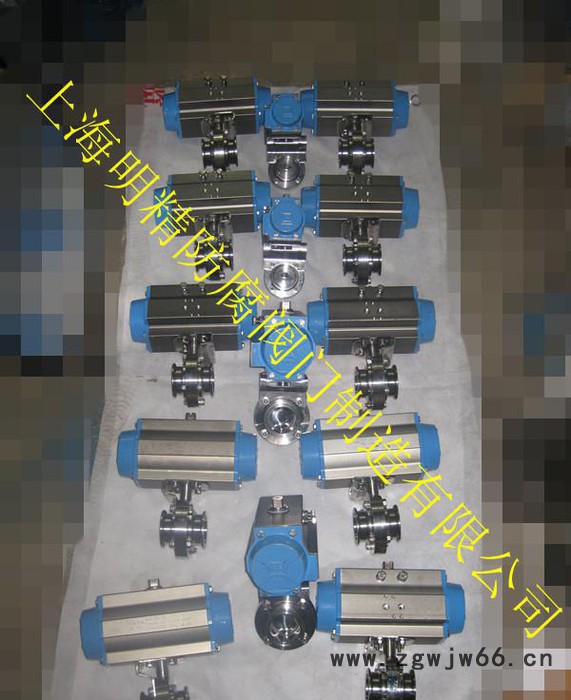 卡箍式卫生级蝶阀D681X-16P不锈钢气动蝶阀