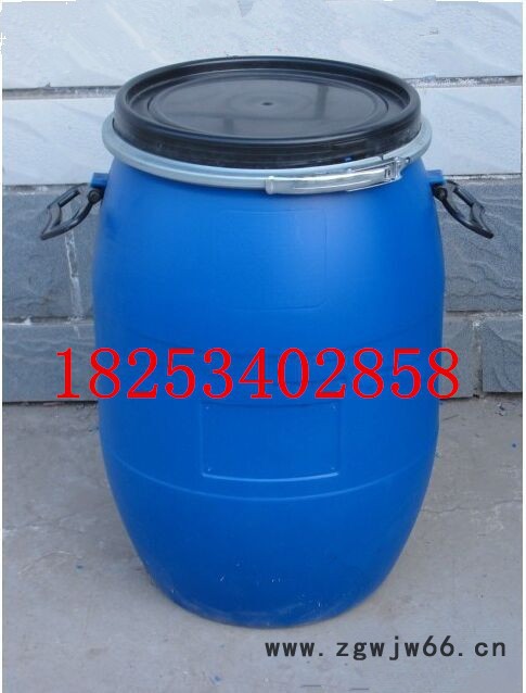 50KG卡箍塑料桶50升法兰塑料桶（罐）图2