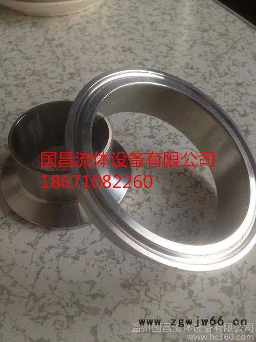 直销不锈钢304卫生级快装接头卡盘卡箍接头快装接头卡套接头图2