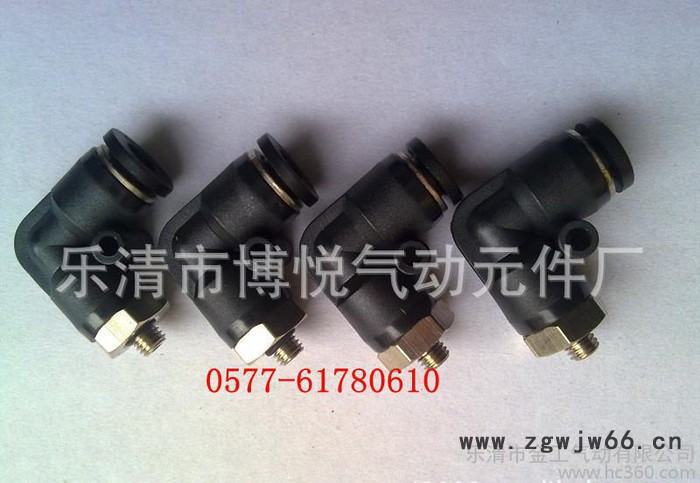 气动元件气动接头L型型号外螺纹直角弯接头PL10-04图2