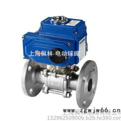 卡箍电动三片式球阀,螺纹电动三片式球阀