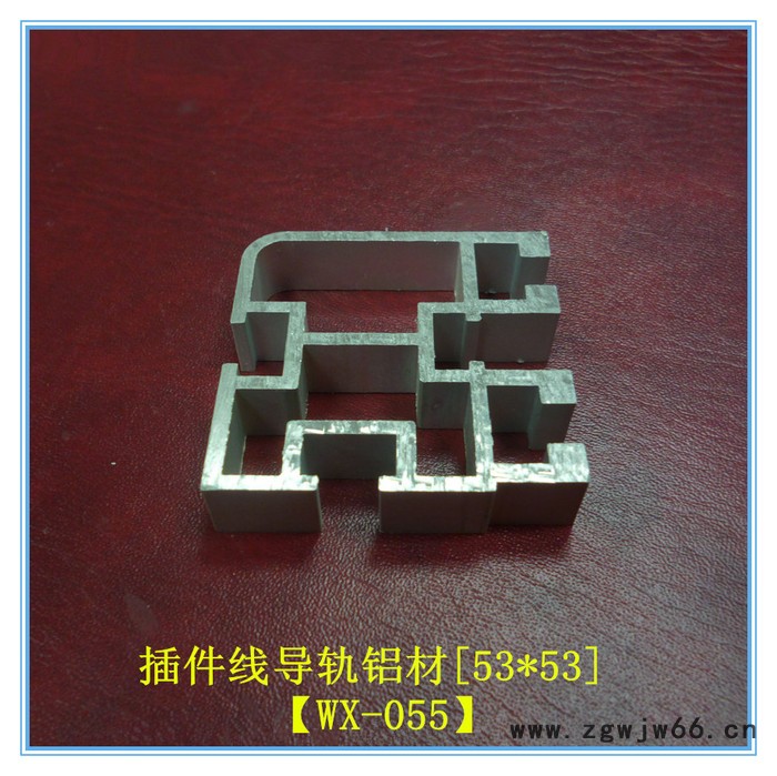 供应伍星53*53铝材，06B带滚珠链条松岗流水线铝材厂家图3