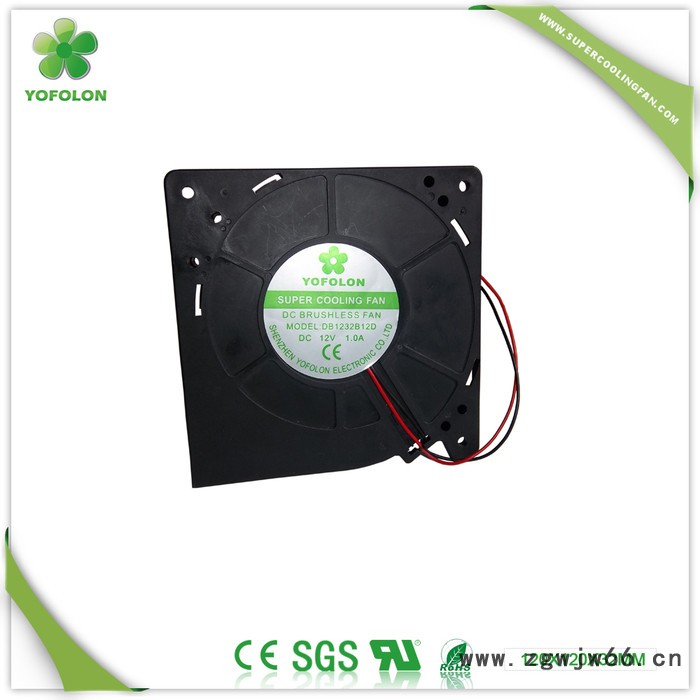 永福隆厂家供应 120x120x32mm 含油滚珠 5V 12V  24V 大风量低噪音鼓风机图2