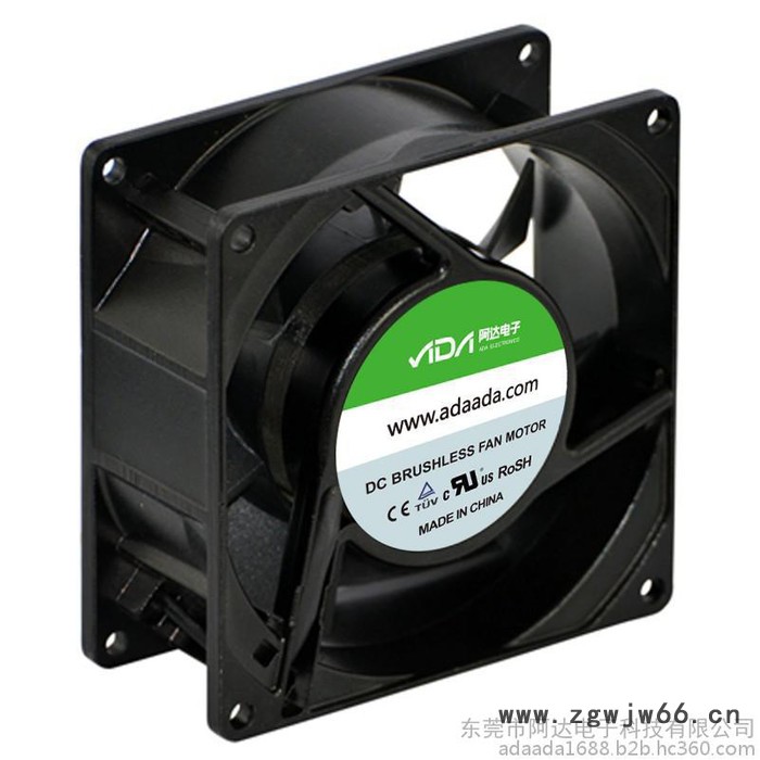 **交流 轴流 9225 110v， 92x92x25mm 双滚珠110v和220V散热风扇图2