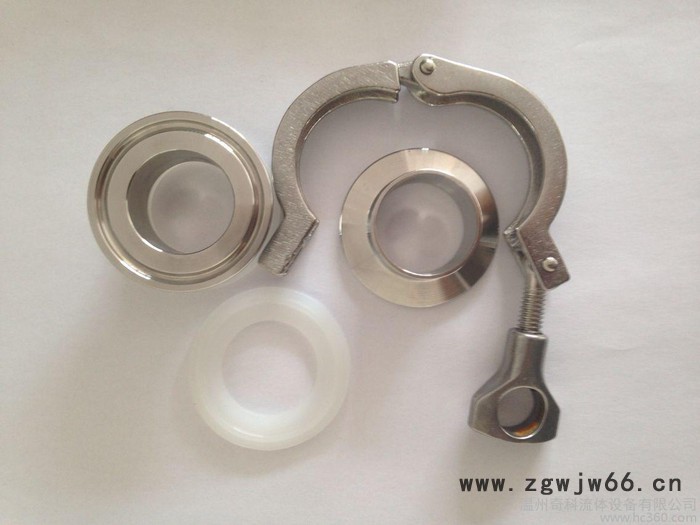 温州奇工304卫生级快装接头 卡箍式 快开法兰焊接端头Φ19                本公司所有产品单图2