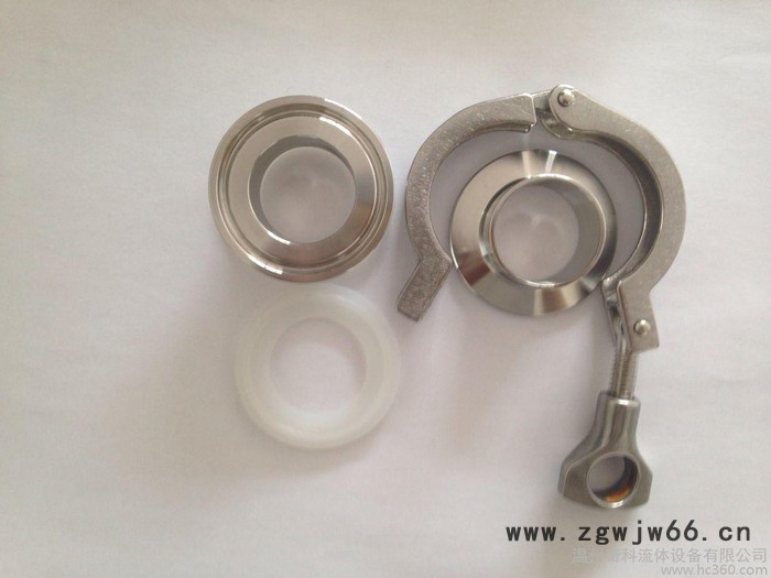 温州奇工304卫生级快装接头 卡箍式 快开法兰焊接端头Φ19                本公司所有产品单图3