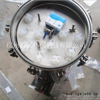 晨兴**工业过滤器 不锈钢精密过滤器  7芯30寸保安过滤器 卡箍式法兰式都有