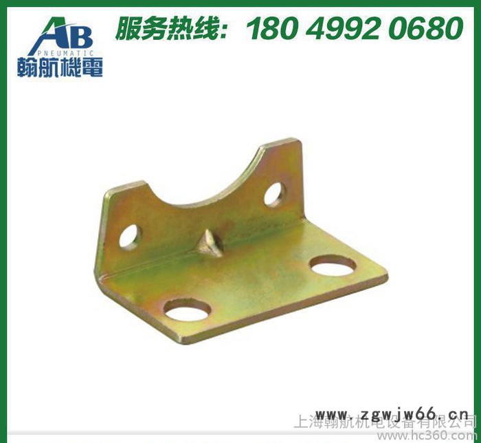 低价**标准气缸附件 气动液压元件 气缸安装附件 脚架气缸附件图1