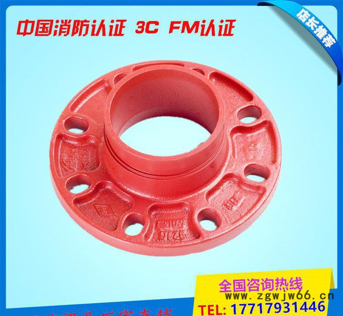 限时促销 骏通配件 114沟槽法兰片 高管径法兰片 卡箍法兰片图3