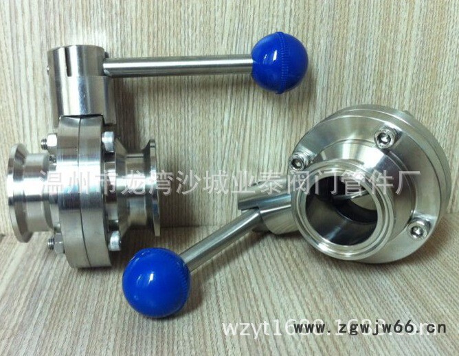 供应温州**供应卫生级不锈钢快装蝶阀 卡箍蝶阀图3