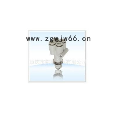 代理日本NUMAX气动元件,四管Y型快接头KD2UD04-0