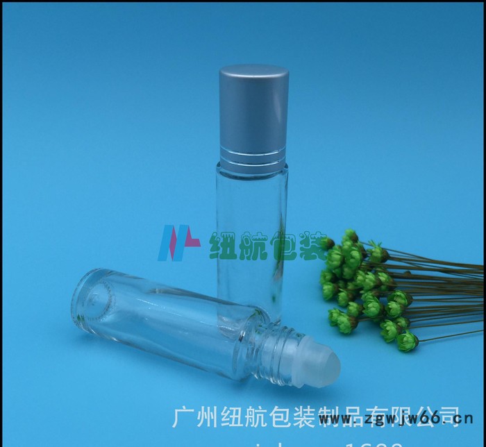 【现货直销】10ml滚珠瓶透明药油瓶玻璃配玻璃珠走珠瓶香水瓶