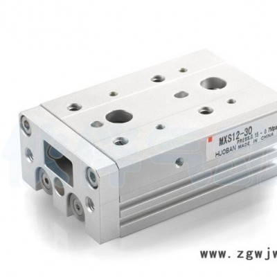 SMC气动元件双作用内置磁环型气缸 MXS8十字滚柱导轨气动