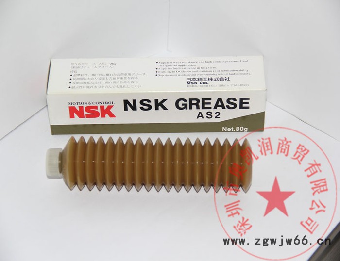 日本NSK AS2重负荷抗腐蚀精密直线滑轨滚珠高粘度耐负载的润滑脂图2